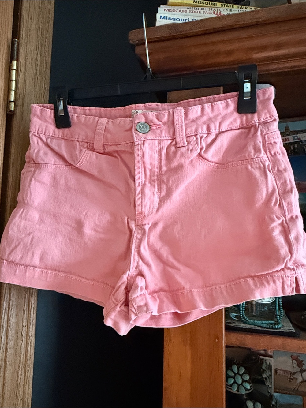 SO Pink Cotton Shorts